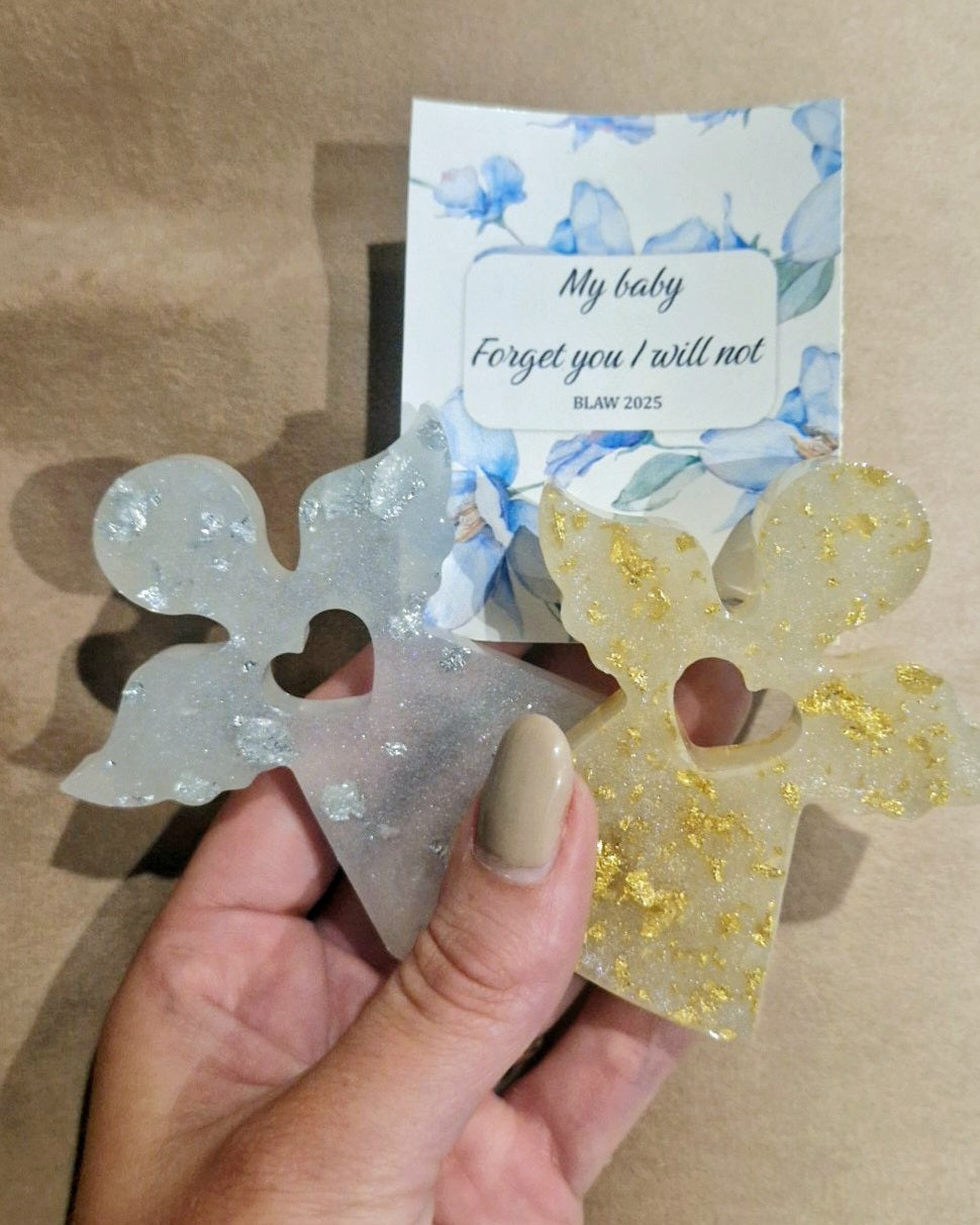 Freestanding Angel ornament, baby loss keepsake