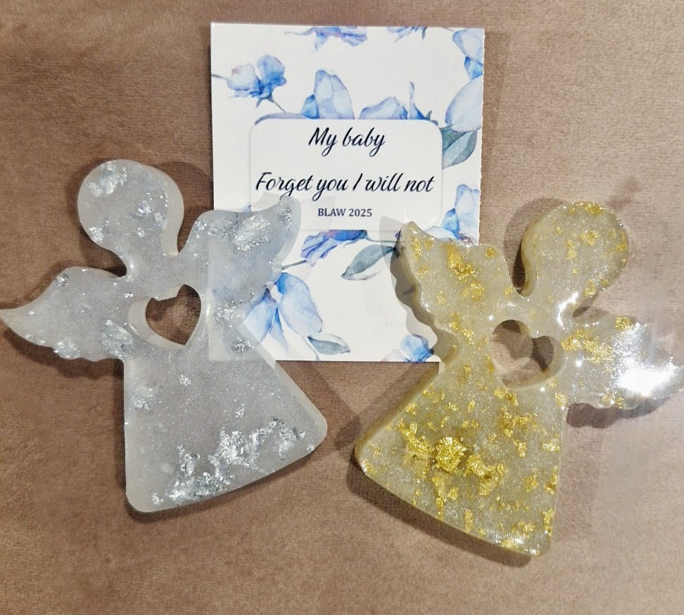 Freestanding Angel ornament, baby loss keepsake