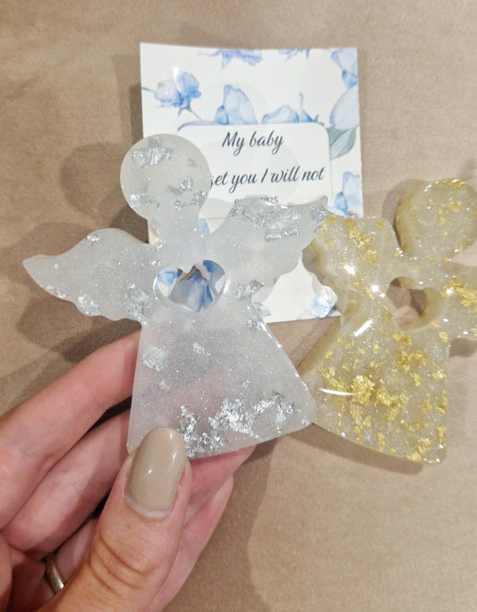 Freestanding Angel ornament, baby loss keepsake